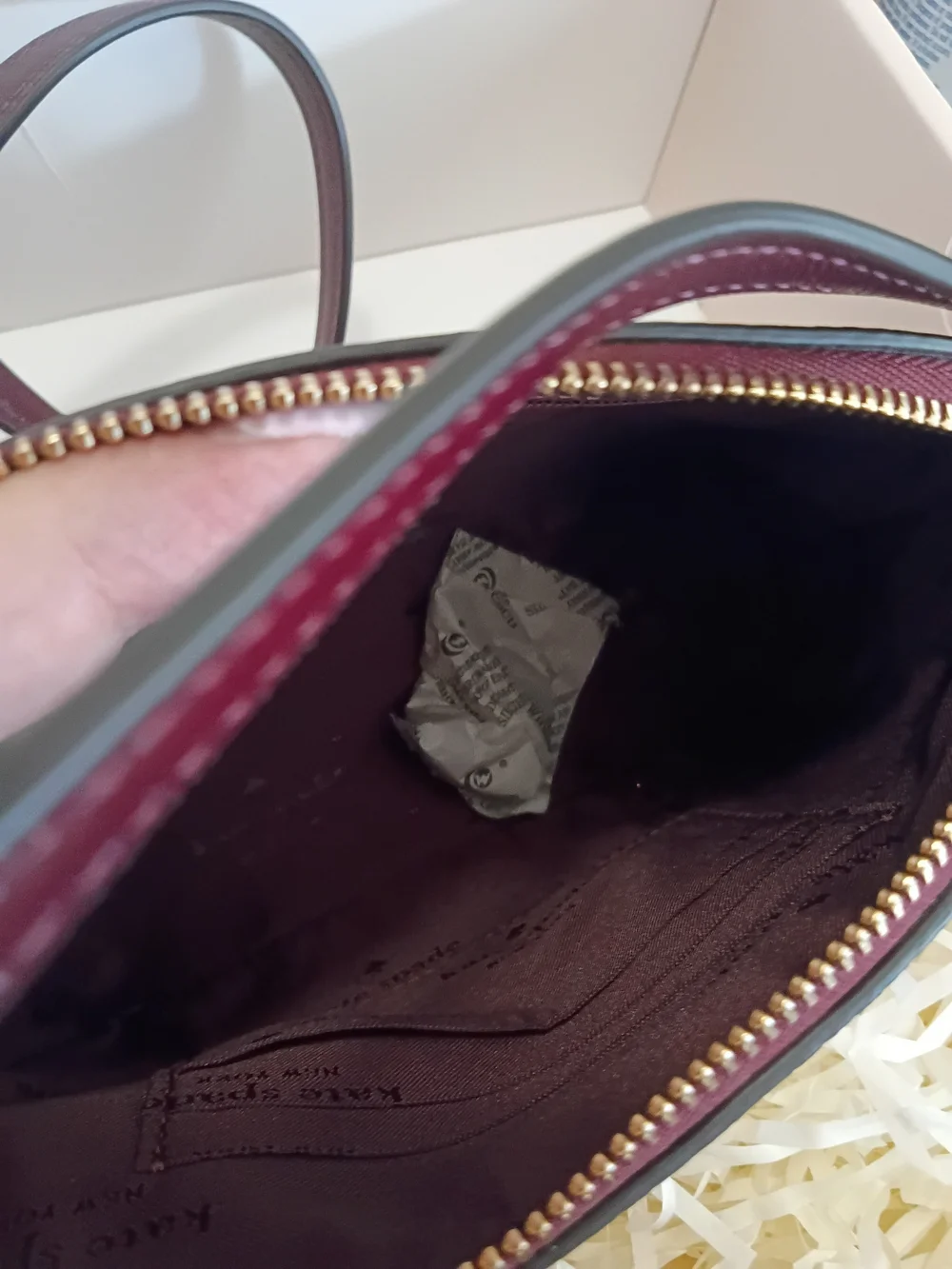 kate spade Glitter Dome Crossbody Bag in Berry Nwt